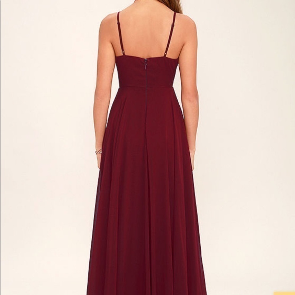Lulu’s all about love maxi dress sz small - Picture 7 of 11